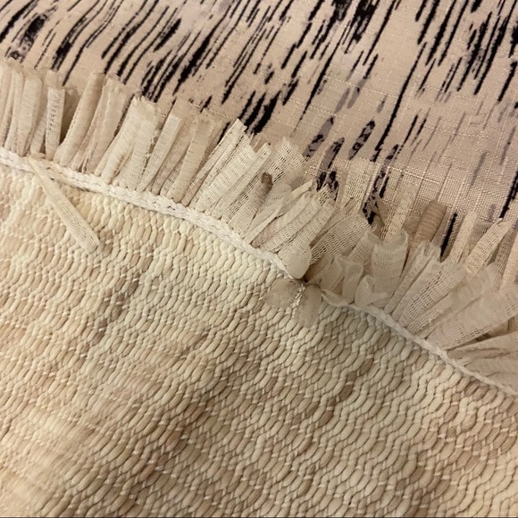 Club Monaco Cream and Tan Wrap Poncho Shawl Rriyanka - Picture 16 of 16